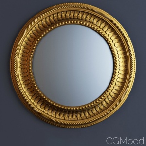 18th Century Design Round Convex Mirror