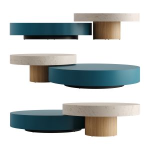 Dolmen Round Coffee Table By Lema