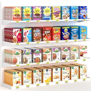 Supermarket Cereal Showcase