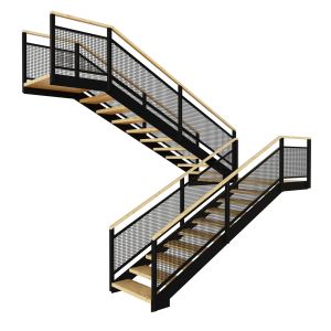 Stairway In Loft Style 01