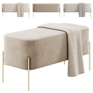 Harper Upholstered Bench 900mm By Westwing
