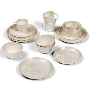 Larkin Reactive Glaze Stoneware Dinnerware Set