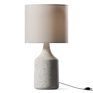 White Terrazo Table Lamp